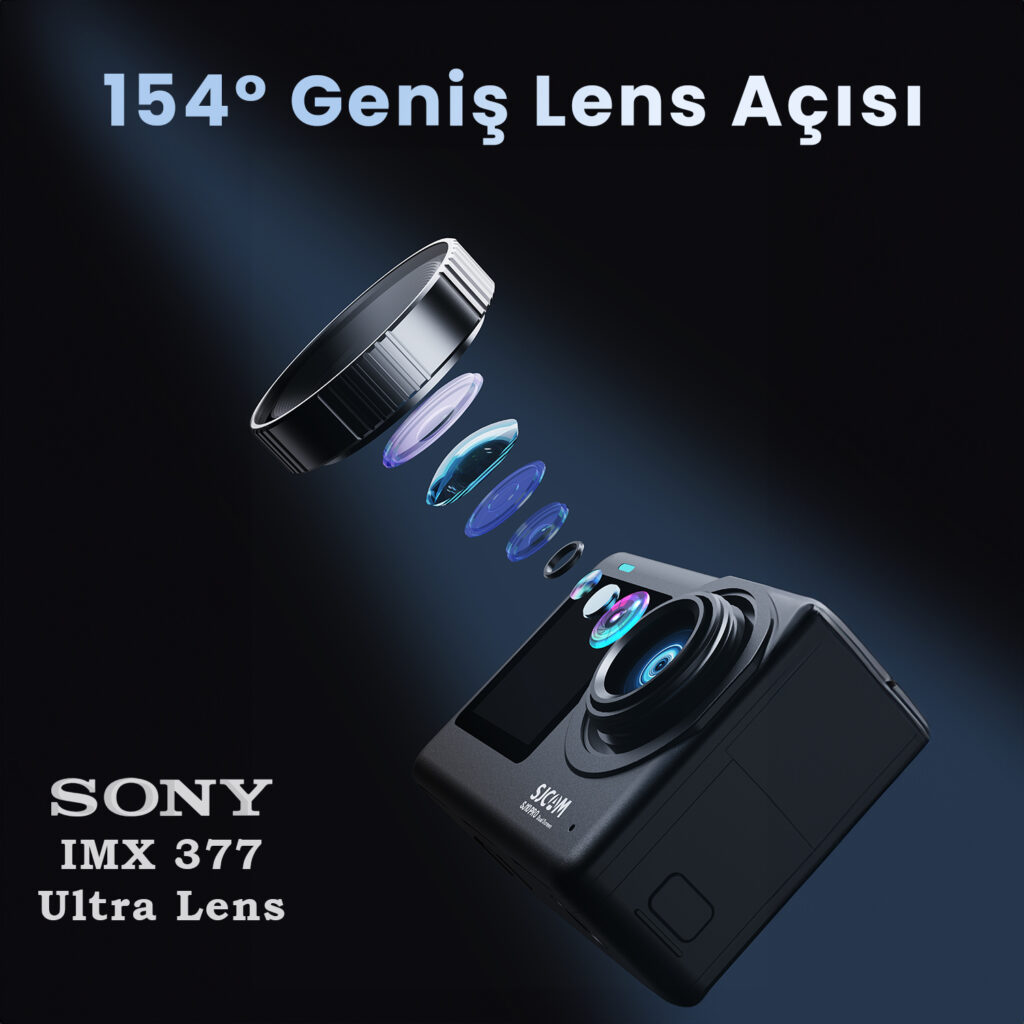 SJCAM SJ10 Pro Dual Screen 4K Aksiyon Kamerası Siyah - SJCAM Türkiye ...